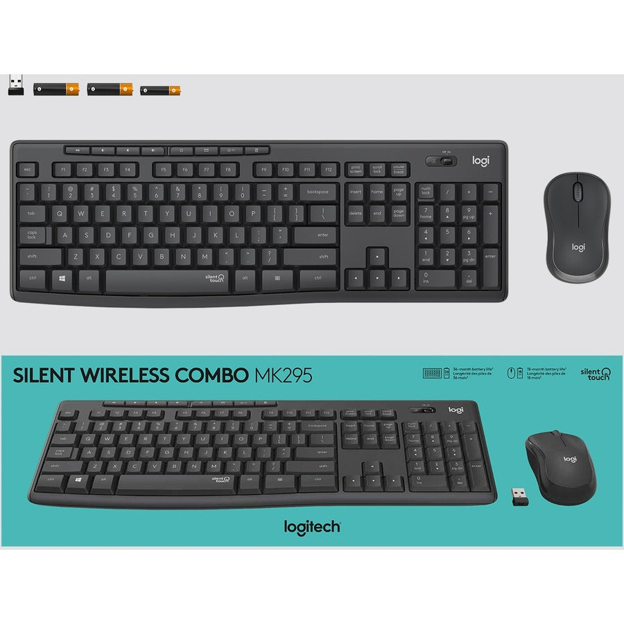 Logitech MK295 Combo sans fil silencieux