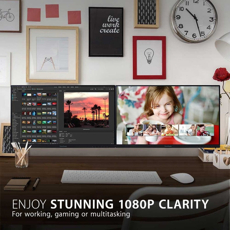 Moniteur LED Full HD ViewSonic Value VA2256-mhd_H2 22 pouces - 16:9