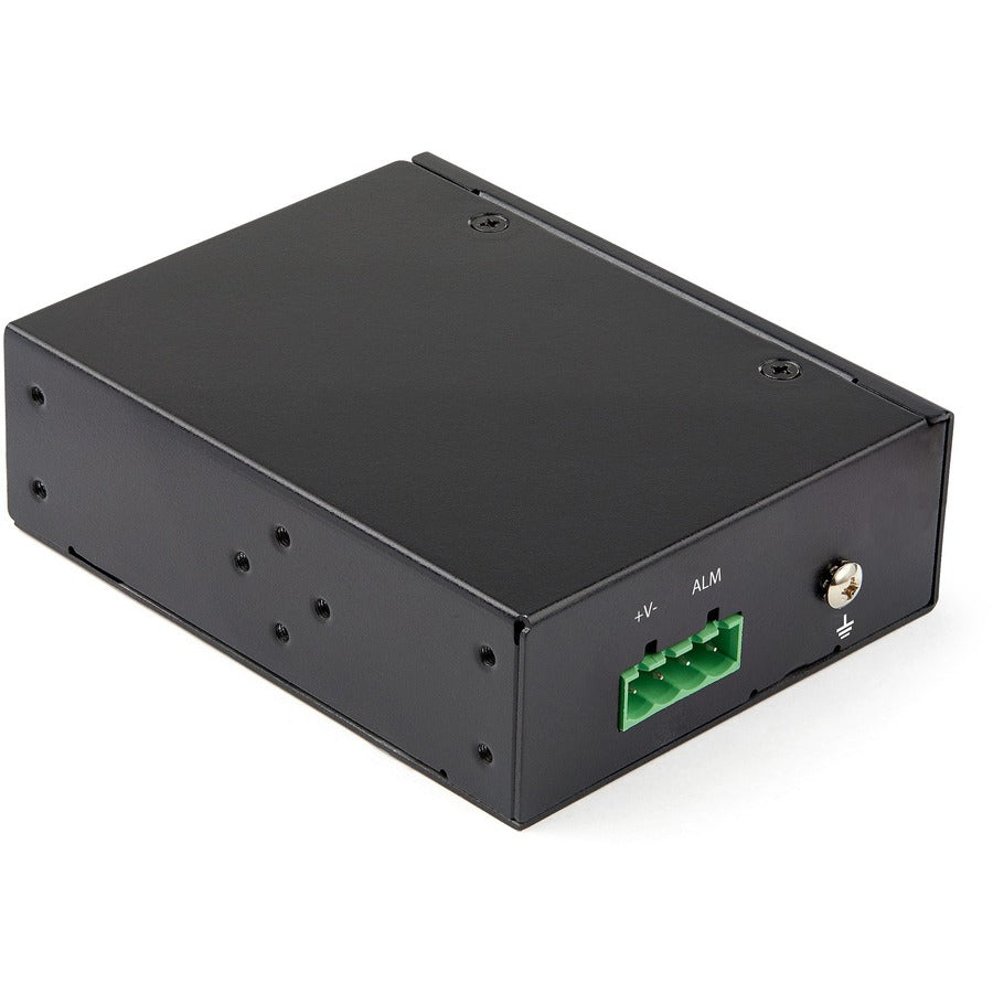 Convertisseur de média industriel fibre vers Ethernet StarTech.com - SFP 1 Gbit/s vers RJ45/CAT6 - Fibre vers cuivre Gigabit SM/MM, IP-30, entrée 12 V