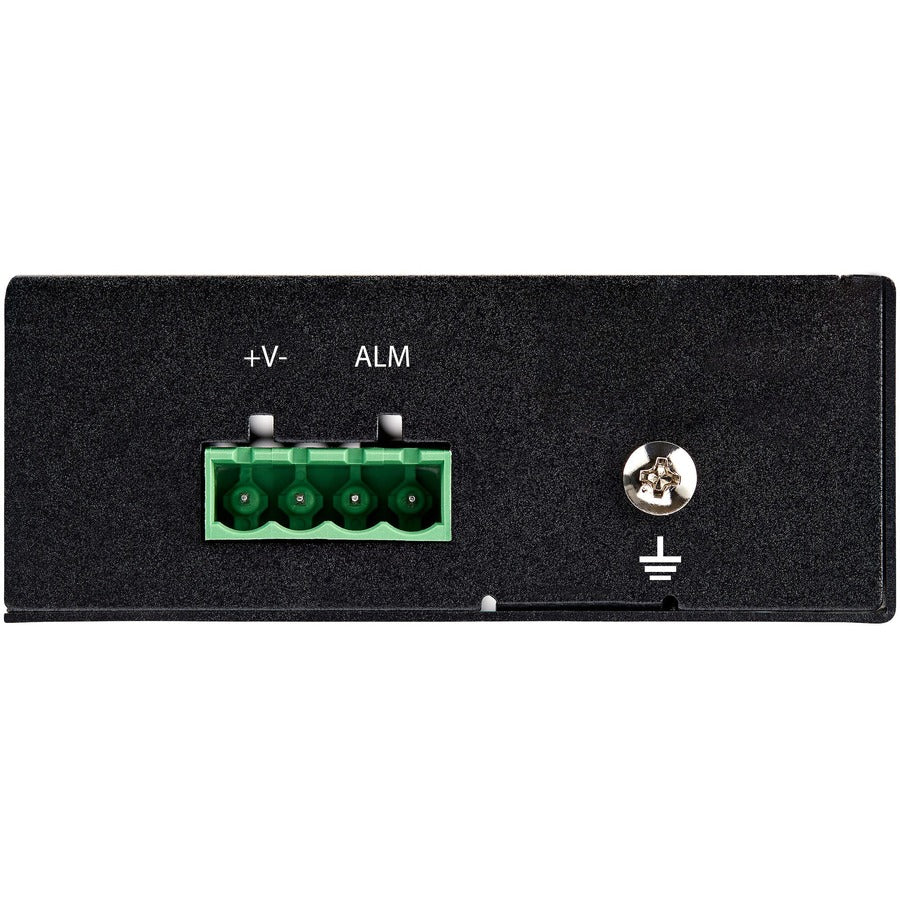 Convertisseur de média industriel fibre vers Ethernet StarTech.com - SFP 1 Gbit/s vers RJ45/CAT6 - Fibre vers cuivre Gigabit SM/MM, IP-30, entrée 12 V