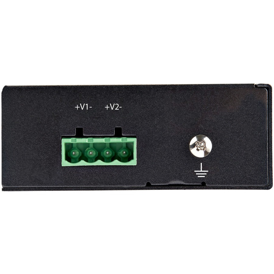 Injecteur PoE Gigabit industriel StarTech.com - Injecteur Power over Ethernet/UPoE ultra rapide 90 W 802.3bt PoE++ 52 V-56 V CC -40 °C à +75 °C