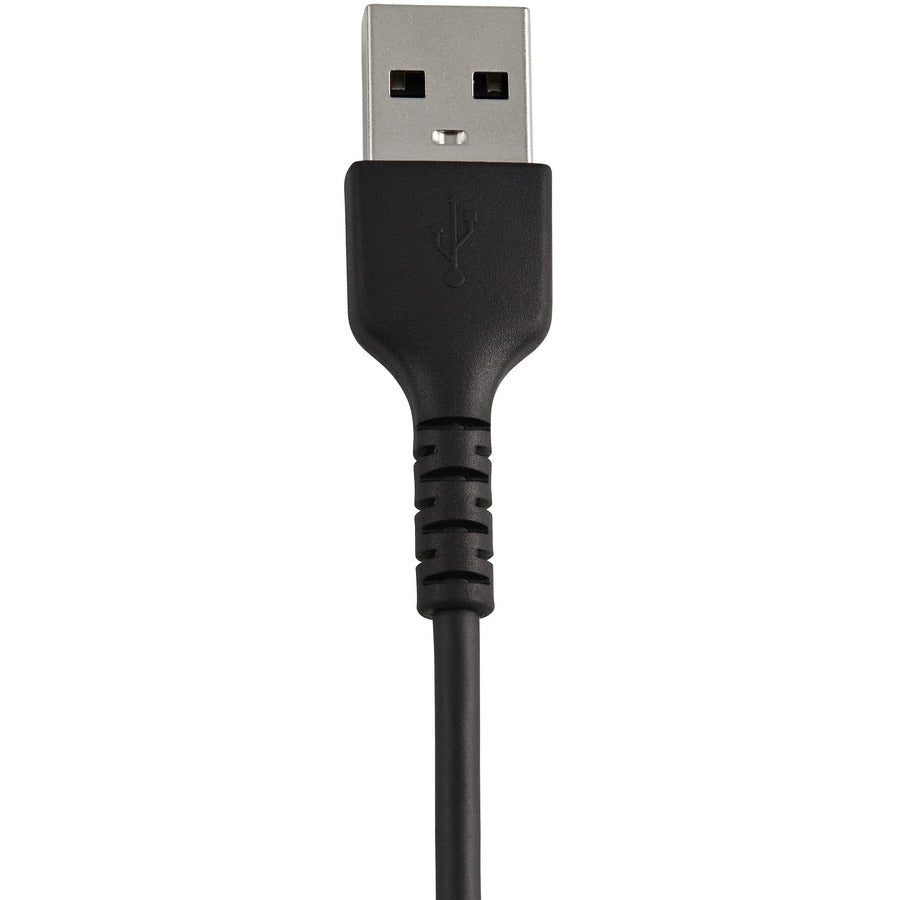 Câble USB-A vers Lightning noir StarTech.com de 30 cm, robuste et résistant, pour iPhone/iPad, certifié MFi