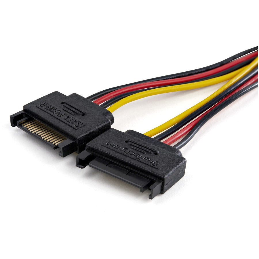 Adaptateur double d'alimentation StarTech.com, SATA vers LP4, connecteur d'alimentation interne pour périphérique PC SATA vers LP4 4 broches, 9 A/108 W