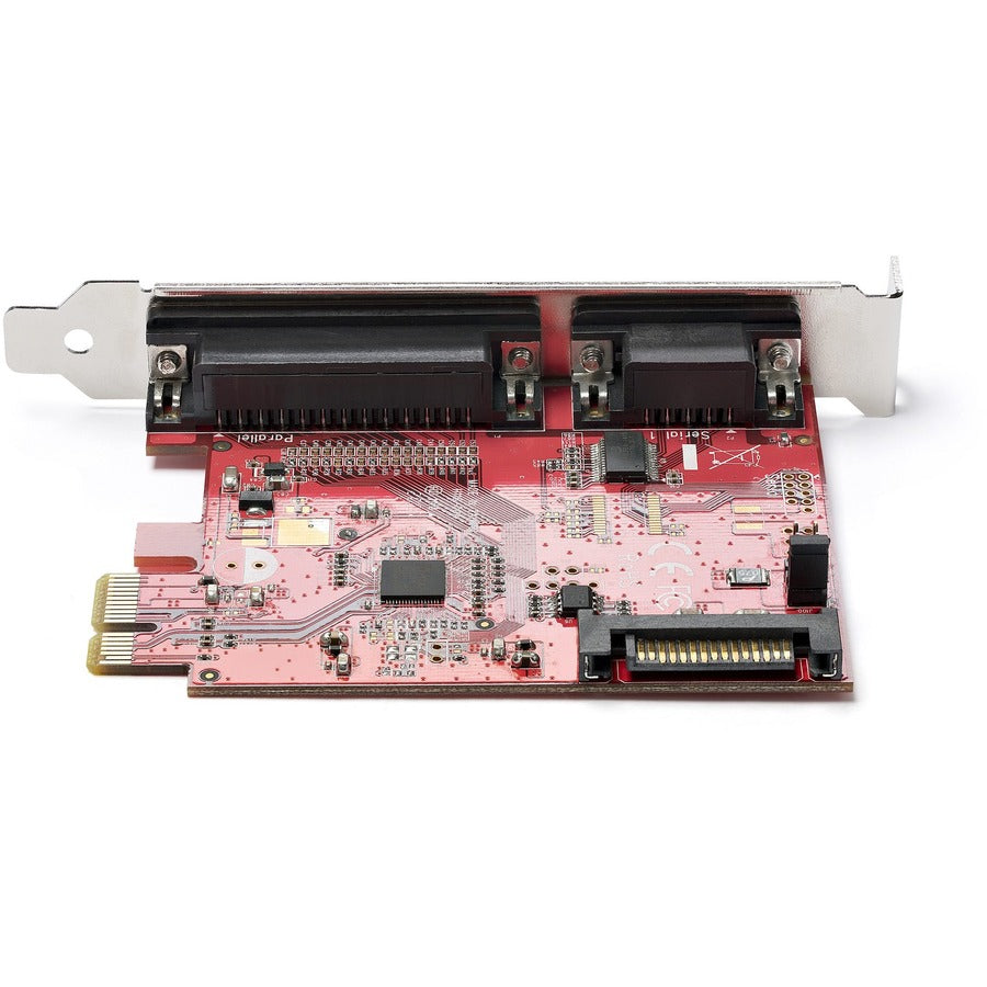 Carte PCIe StarTech.com avec ports série et parallèle, carte d'extension combo PCI Express, 1 port parallèle DB25, 1 port série RS232