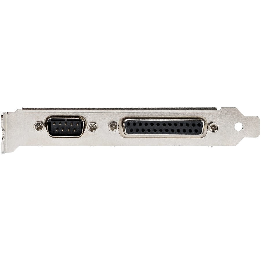 Carte PCIe StarTech.com avec ports série et parallèle, carte d'extension combo PCI Express, 1 port parallèle DB25, 1 port série RS232