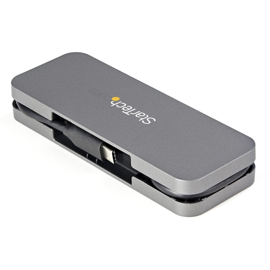 Hub USB-C StarTech.com 4 ports - 4 ports USB-A - Hub USB 3.0 Type-C 5 Gbit/s (USB 3.2/3.2 Gen 1) - Alimentation par bus - Câble de 28 cm avec gestion des câbles