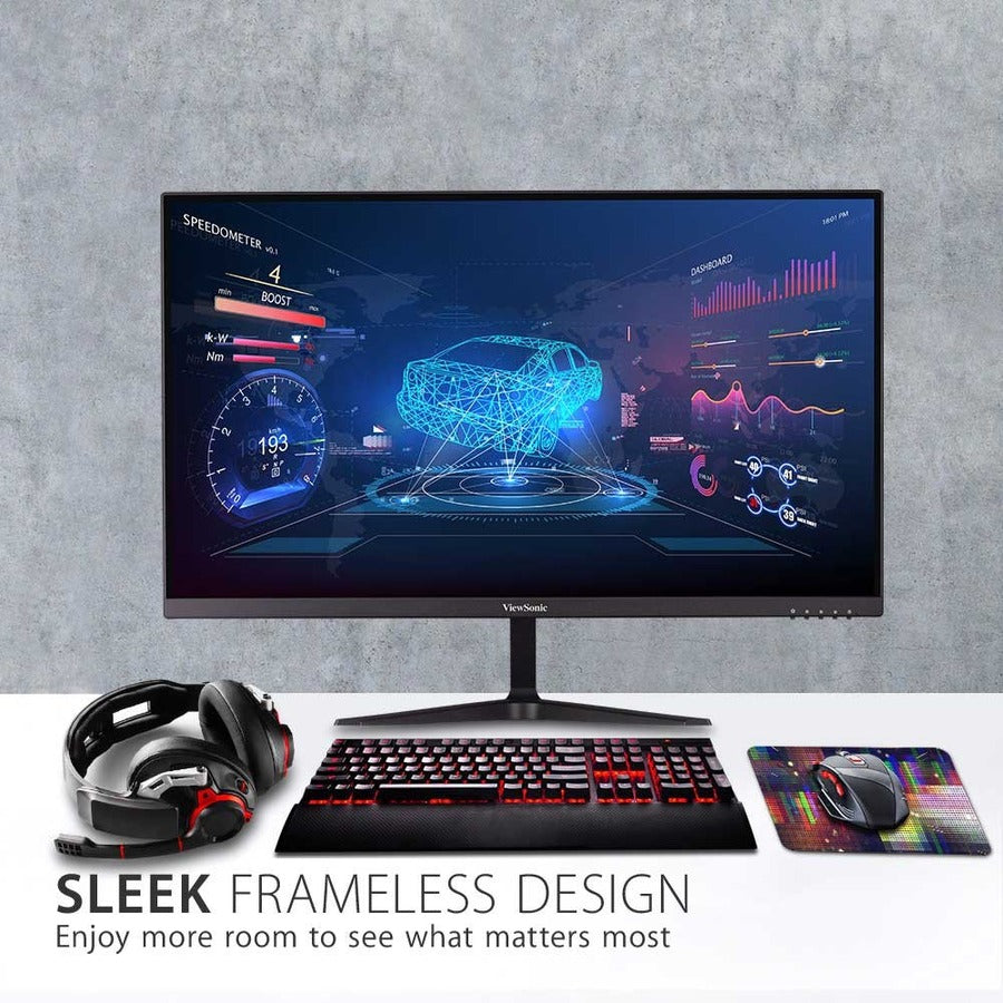 Moniteur LED Full HD ViewSonic Entertainment VX2718-P-MHD 27 pouces - 16:9 - Noir