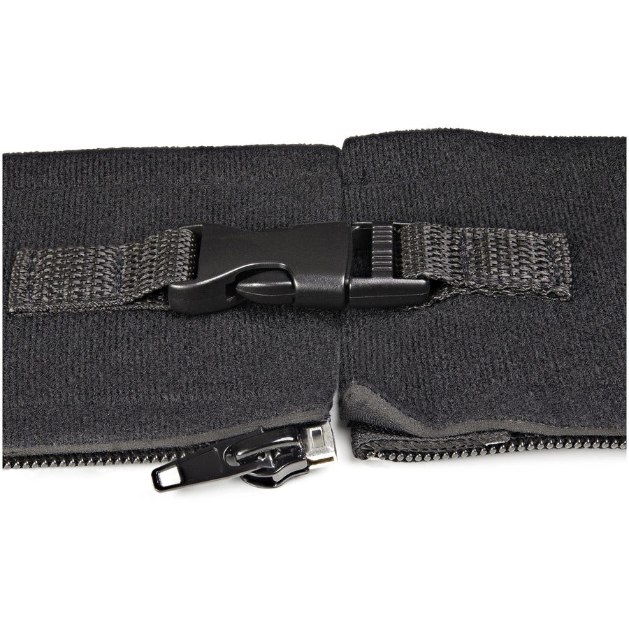 StarTech.com 40" Neoprene Cable Management Sleeve with Zipper/Buckle, Black