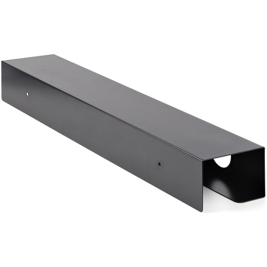 StarTech.com Under Desk Cable Management Tray, Cable Tray Organizer/Manager, Desk/Table Mount, Cord/Power Strip Holder, 23-1/2"L x 4-1/2"D