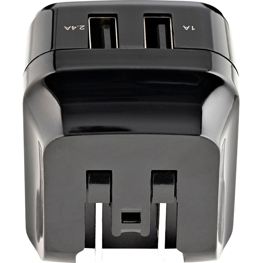 Chargeur mural USB 2 ports StarTech.com, hub de charge mural 17 W (ports 2,4 A et 1 A), adaptateur secteur double USB-A, chargeur portable pour téléphones/tablettes