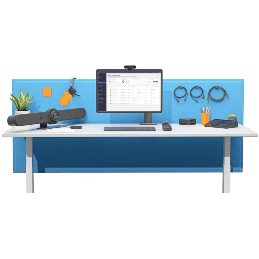 Ensemble Logitech Rally Bar + Tap Cat5E Graphite pour salles Microsoft Teams