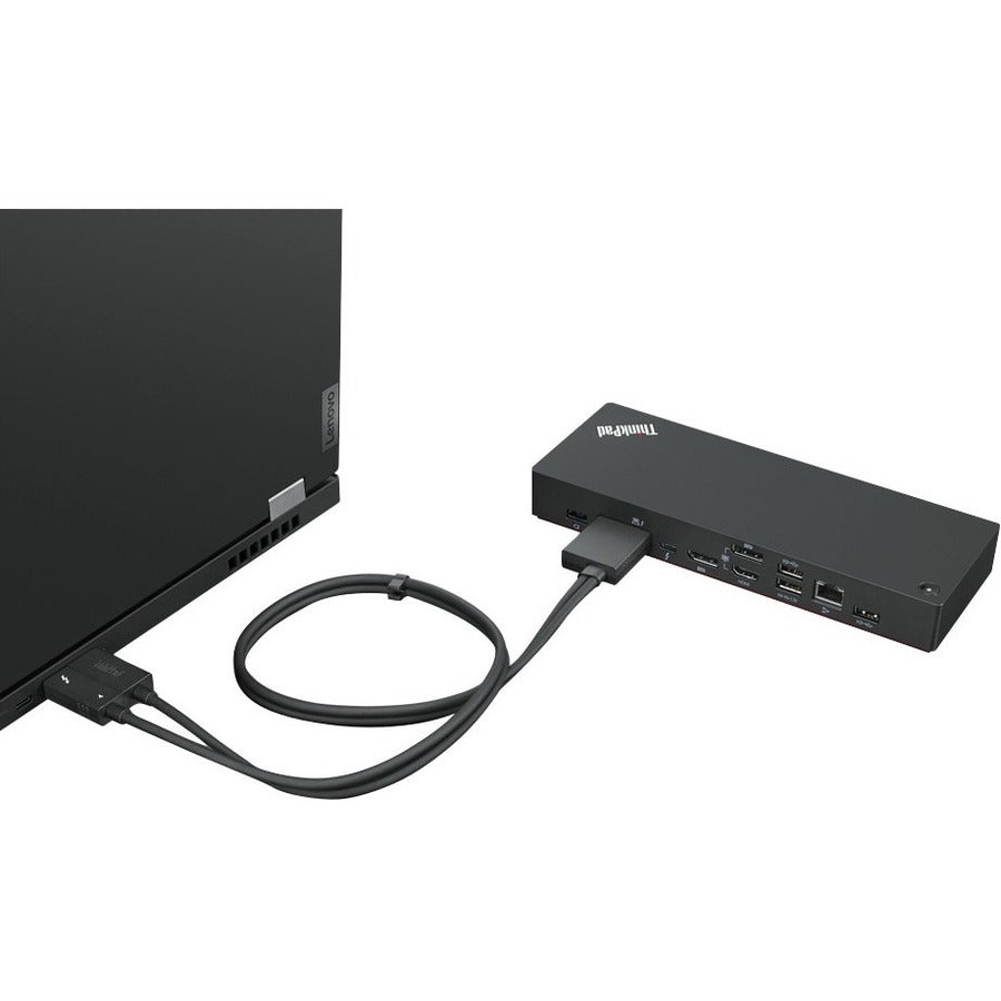 Dock - Black/Red - Power Supply - 20V 15A - 1x Thunderbolt Port - for Host conne