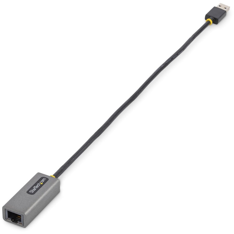 StarTech.com USB to Ethernet Adapter, USB 3.0 to 10/100/1000 Gigabit Ethernet LAN Adapter, 1ft/30cm Attached Cable, USB to RJ45 Adapter