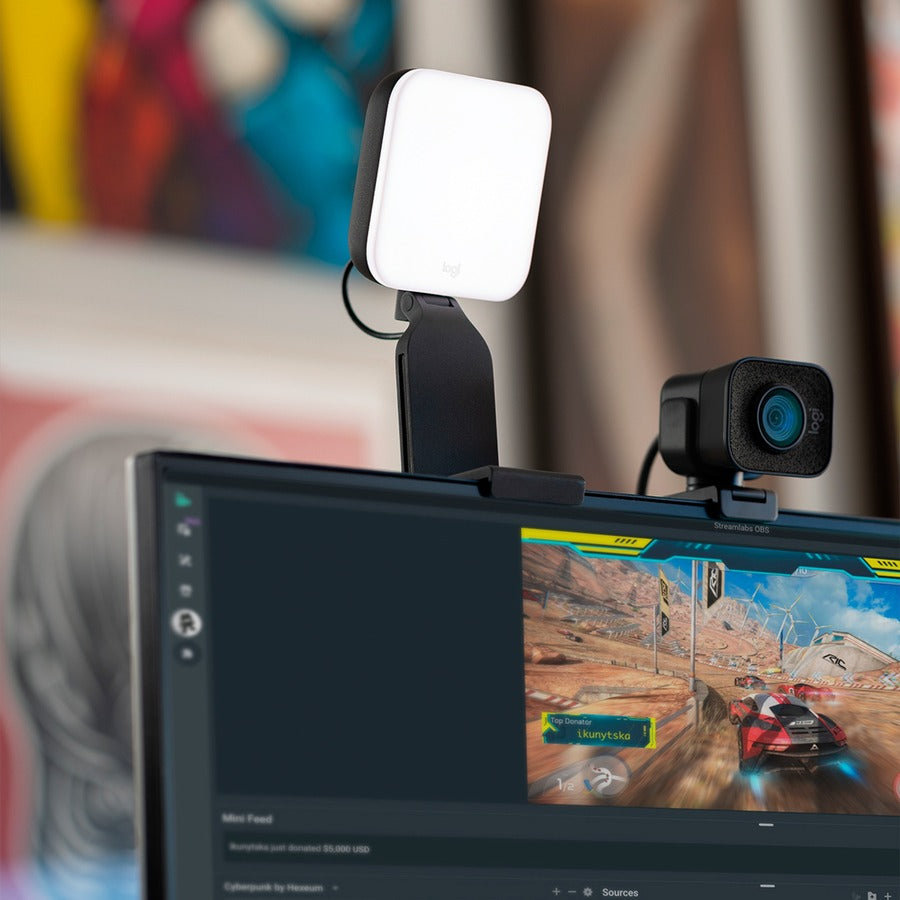 Logitech Litra Glow Premium Streaming Light avec TrueSoft