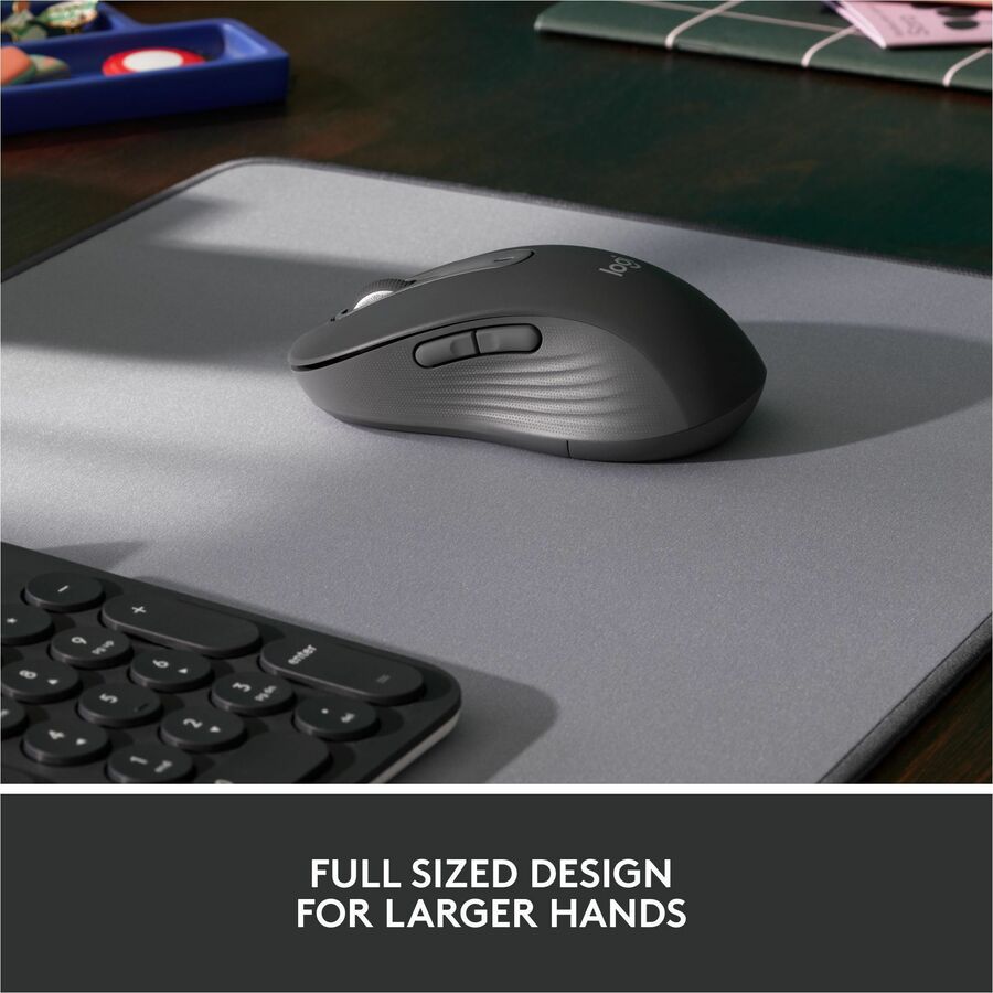 Logitech Signature M650 L pour les entreprises (graphite) - Boîte marron