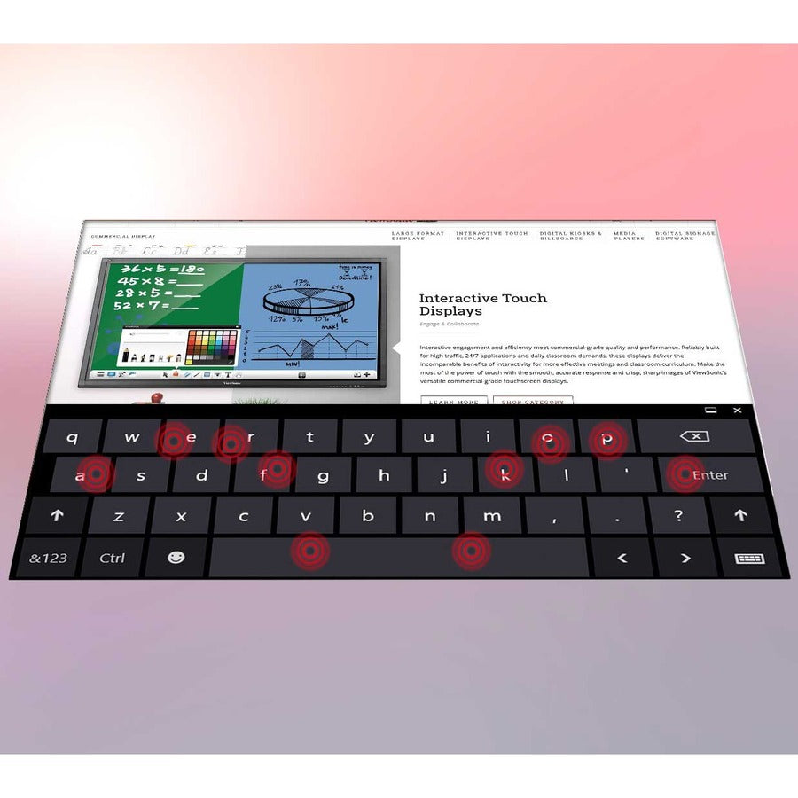 ViewSonic EP5542T 55 inch Multi-touch Digital ePoster