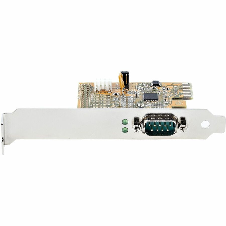 StarTech.com Carte série PCI Express 1 port, PCIe vers RS232 (DB9), UART 16C1050, rétention COM, profil bas, Windows et Linux