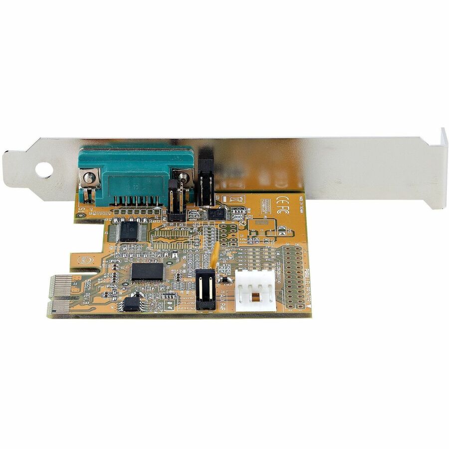 StarTech.com Carte série PCI Express 1 port, PCIe vers RS232 (DB9), UART 16C1050, rétention COM, profil bas, Windows et Linux