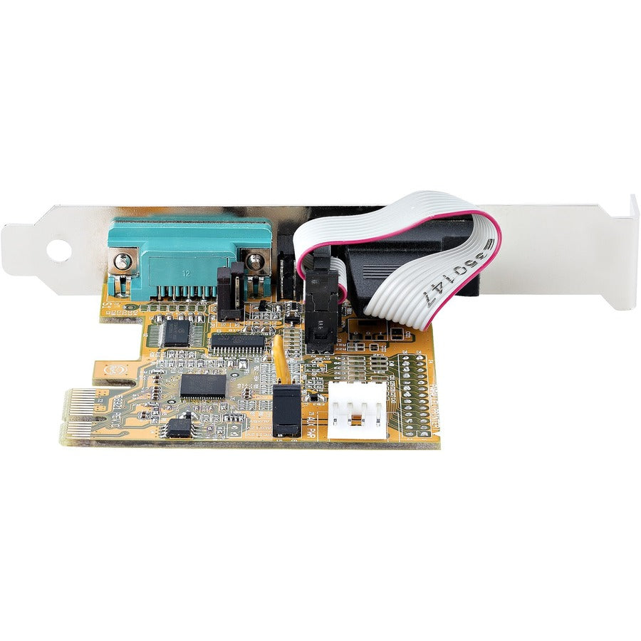 StarTech.com Carte série PCI Express 2 ports, double port PCIe vers RS232 (DB9), UART 16C1050, rétention COM, Windows et Linux