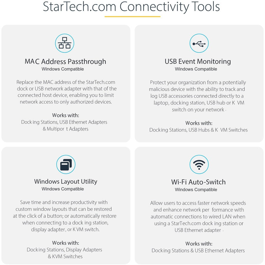 StarTech.com USB C Multiport Adapter, 4K 60Hz HDMI HDR10 Video, 3 Port 5Gbps USB 3.2 Hub, 100W PD PassThrough, GbE, Mini Travel Dock