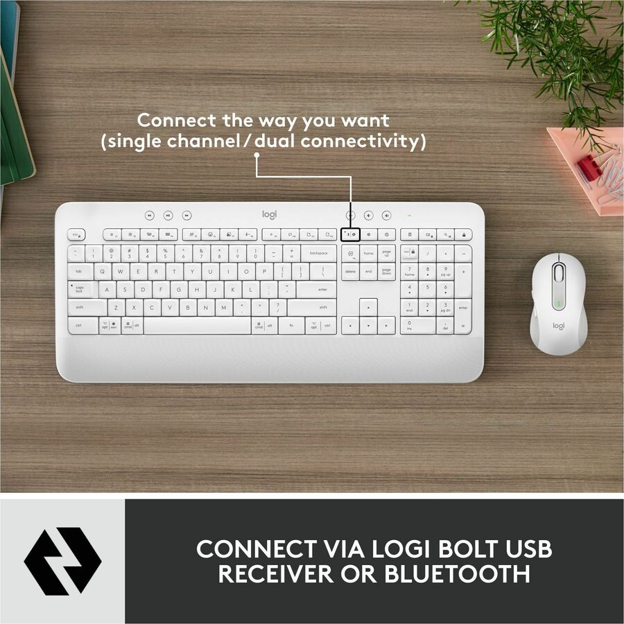 Ensemble souris et clavier sans fil Logitech Signature MK650 pour entreprise