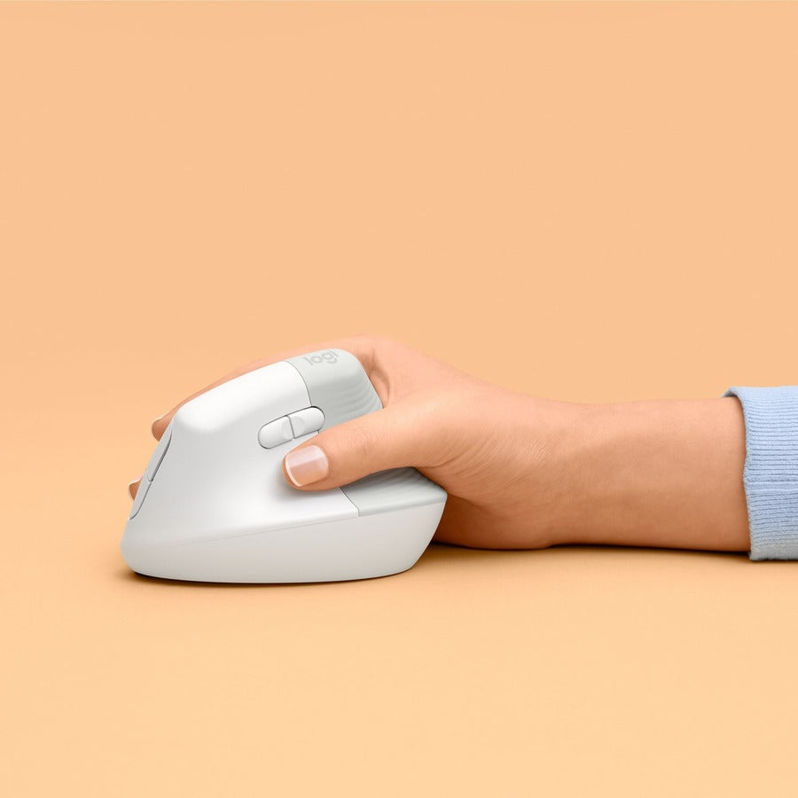Logitech Lift pour Mac (blanc cassé)