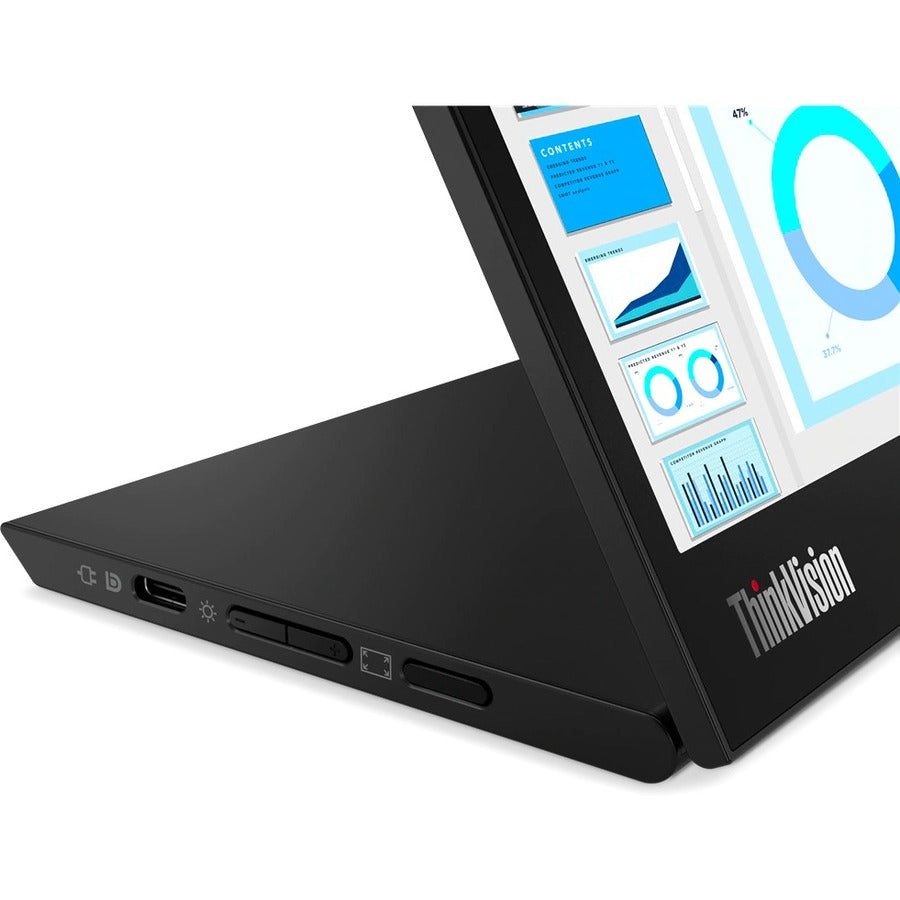 Lenovo ThinkVision M14d 14" Class LED Monitor - 16:10 - Raven Black