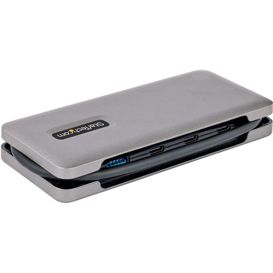 StarTech.com 4-Port USB-C Hub, USB-A | USB-C Ports, USB 3.2 Gen 2, 10Gbps, Bus Powered, 12.6in (32cm) Cable, Portable USB-C to USB-A Expansion Hub