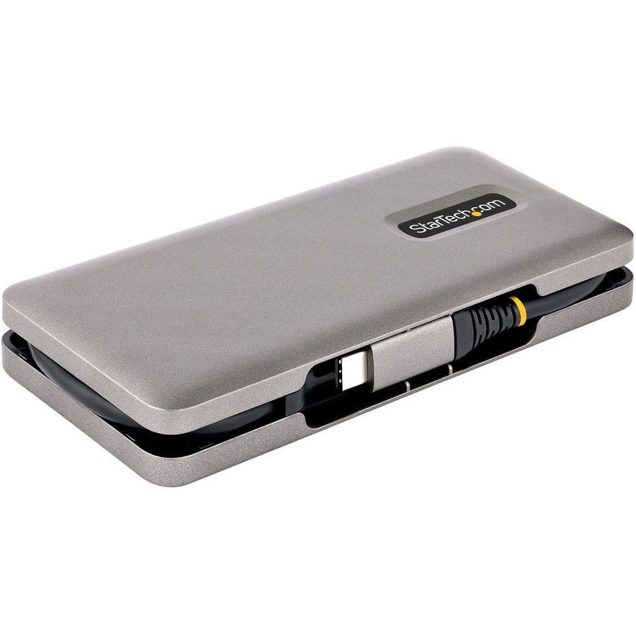 StarTech.com 4-Port USB-C Hub, USB 3.2 Gen 2, 10Gbps, 100W Power Delivery Pass-Through, 12.6in (32cm) Cable, Portable USB Expansion Hub