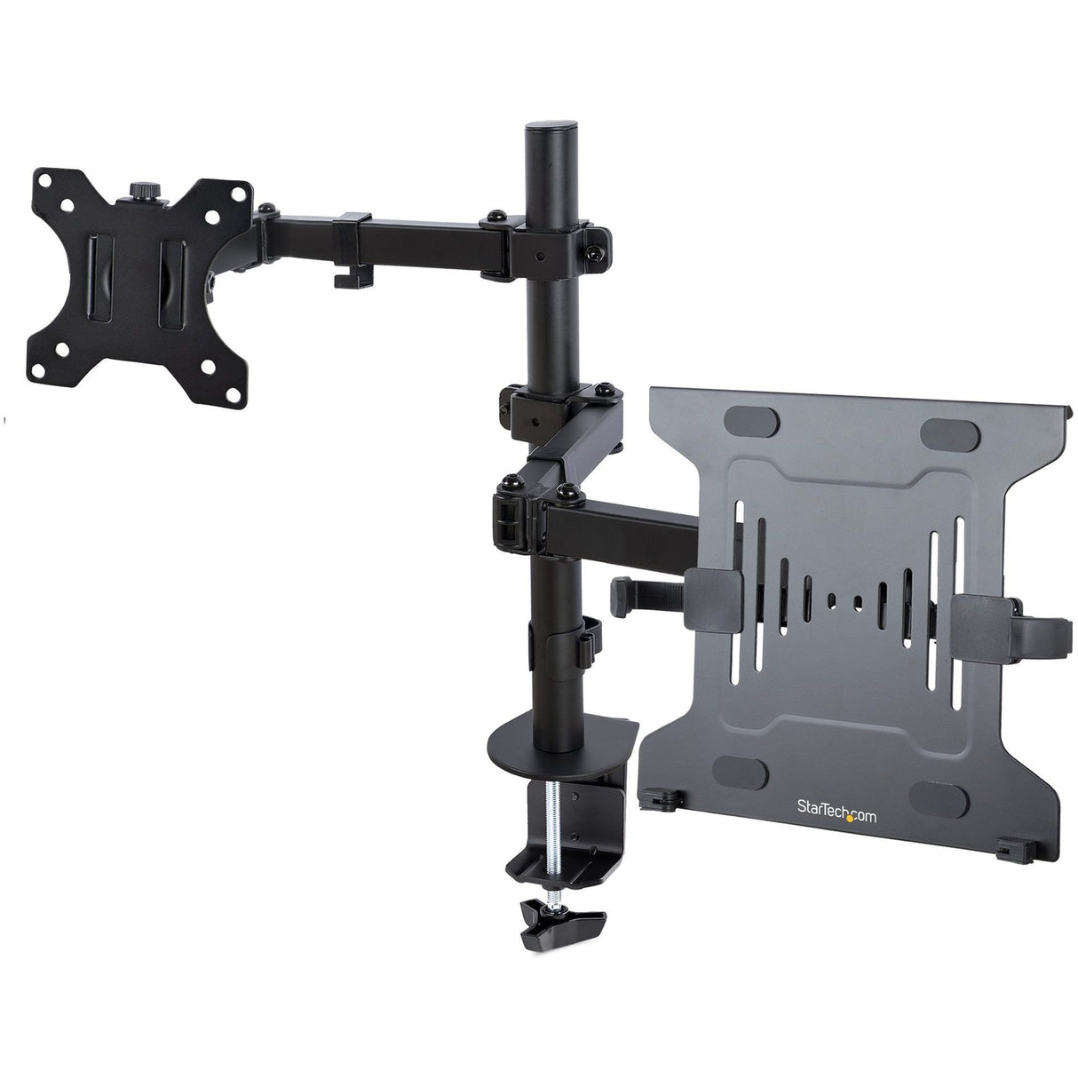Bras d'écran StarTech.com avec plateau VESA pour ordinateur portable, pour ordinateur portable et écran unique jusqu'à 32 pouces (8 kg), support de bureau réglable pour ordinateur portable