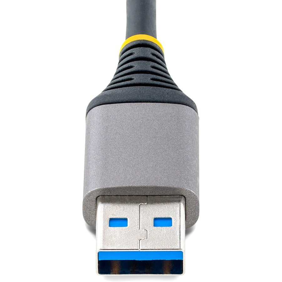 StarTech.com 4-Port USB Hub, USB 3.0 5Gbps, Bus Powered, USB-A to 4xA w/ Optional Auxiliary Power, Portable Laptop USB Hub, 1ft/30cm Cable