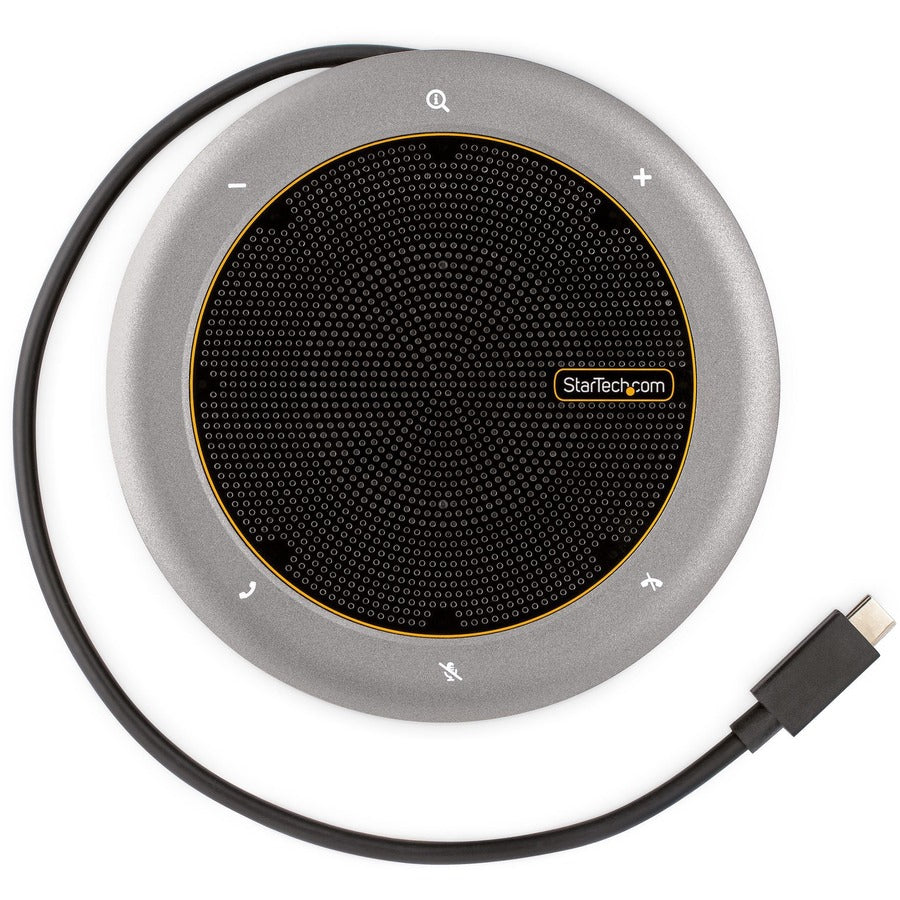 Station d'accueil pour haut-parleur USB-C StarTech.com, mini-station d'accueil audio/conférencière portable, VGA/HDMI 4K, hub USB, Teams/Zoom/Softphone