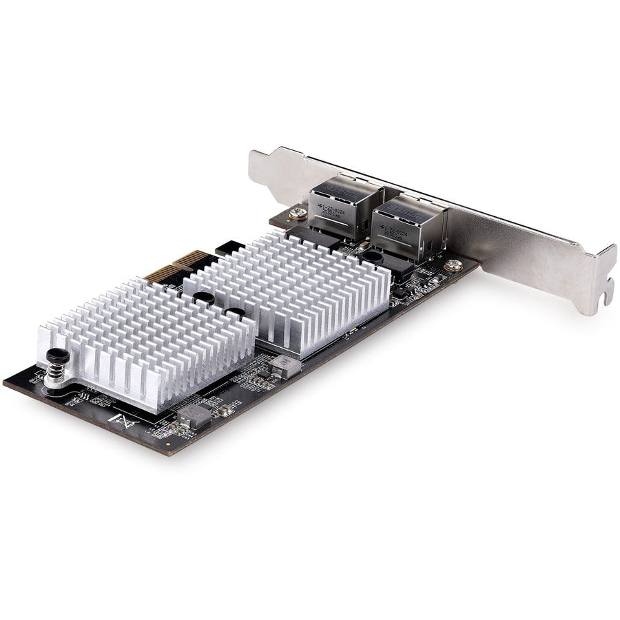 StarTech.com Carte réseau PCIe 2 ports 10 Gbit/s, carte réseau pour PC/serveur, carte Ethernet PCIe avec trame Jumbo, carte d'interface NIC/LAN