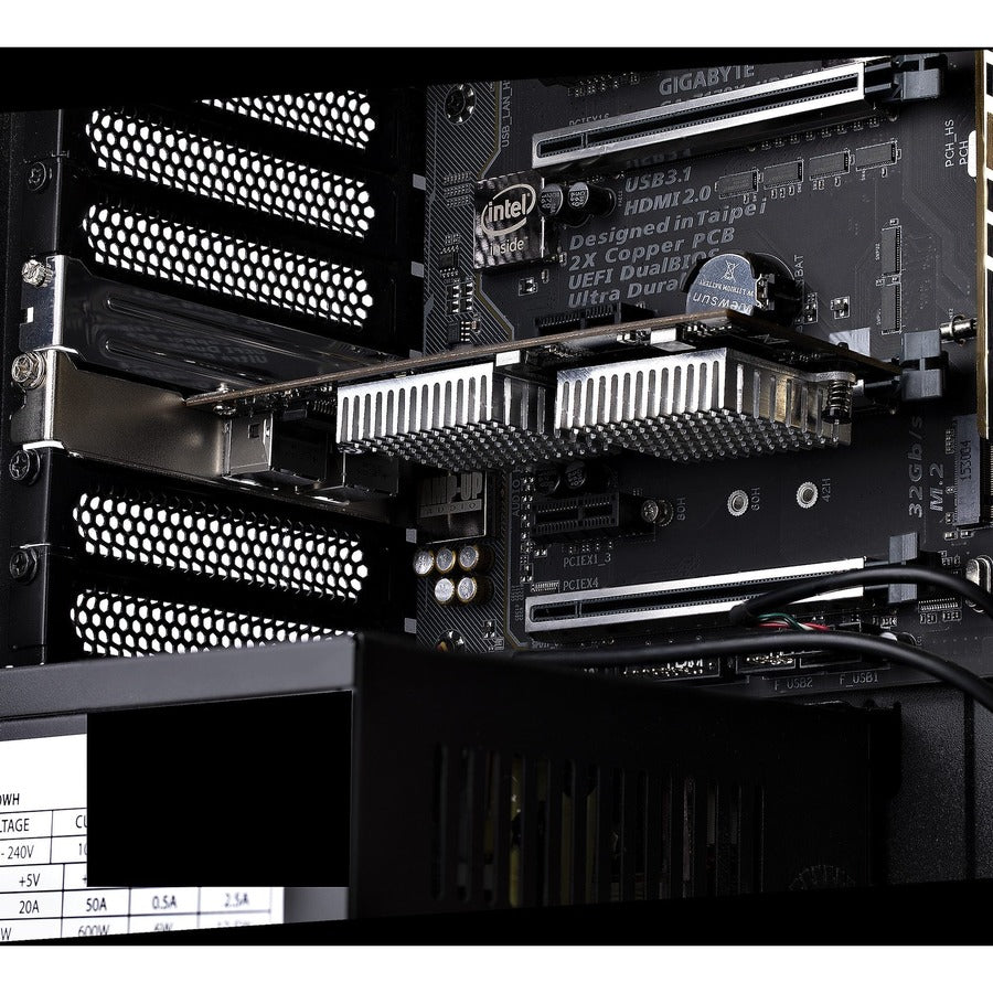 StarTech.com Carte réseau PCIe 2 ports 10 Gbit/s, carte réseau pour PC/serveur, carte Ethernet PCIe avec trame Jumbo, carte d'interface NIC/LAN