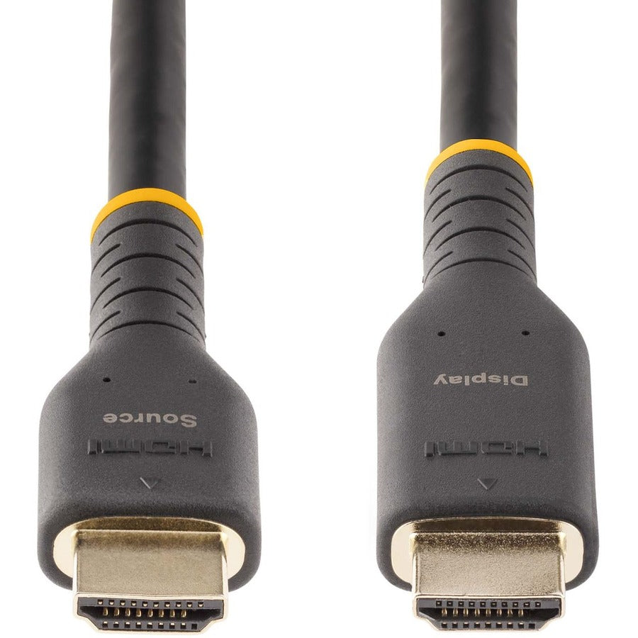 StarTech.com 10m (30ft) Active HDMI Cable, HDMI 2.0 4K 60Hz UHD, Rugged HDMI Cord w/ Aramid Fiber, Heavy-Duty High Speed HDMI 2.0 Cable