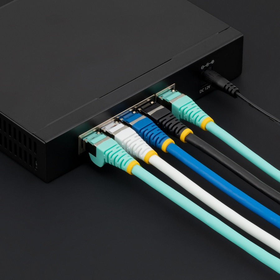StarTech.com 5ft CAT6a Ethernet Cable, Blue Low Smoke Zero Halogen (LSZH) 10 GbE 100W PoE S/FTP Snagless RJ-45 Network Patch Cord