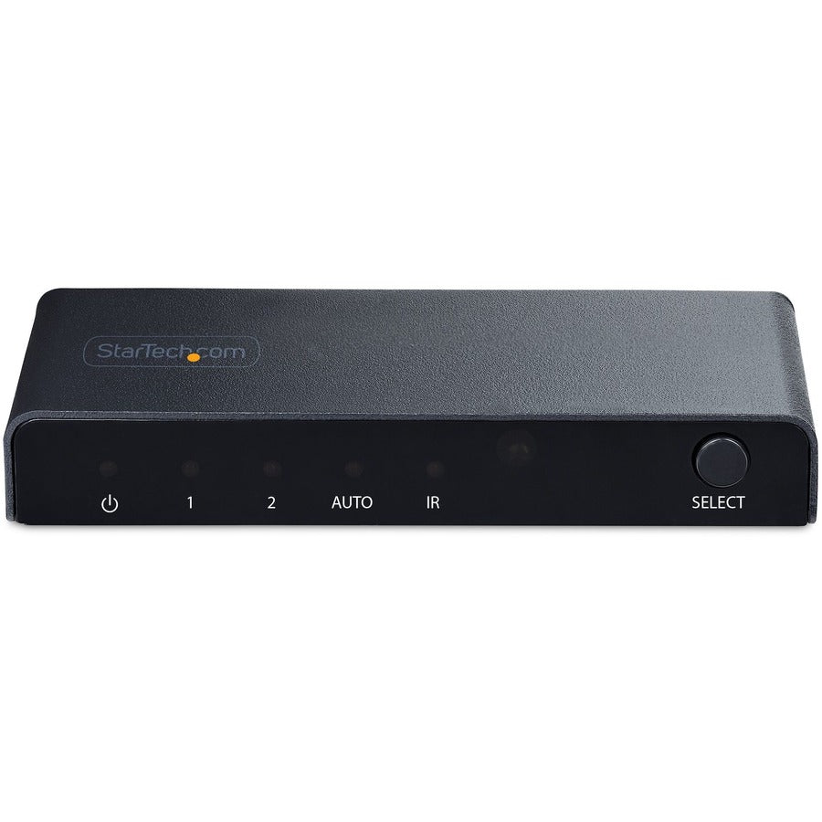 Commutateur HDMI 8K StarTech.com 2 ports, commutateur HDMI 2.1 4K 120 Hz/8K 60 Hz UHD, HDR10+, 2 entrées 1 sortie, commutation de source automatique/manuelle