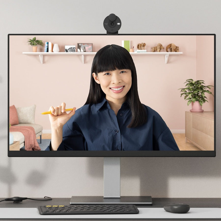 Webcam Logitech BRIO - 2 mégapixels - 30 ips - Graphite - USB Type C - Vente au détail