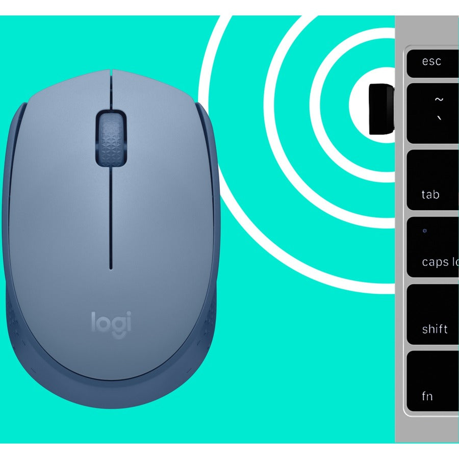 Logitech M170 Mouse Blue Gray