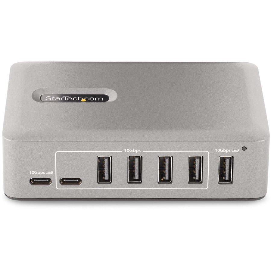 StarTech.com Hub USB-C 10 ports, 8 ports USB-A + 2 ports USB-C, auto-alimenté avec alimentation 65 W, USB 3.1 10 Gbit/s, pour ordinateur de bureau/portable, avec chargeur