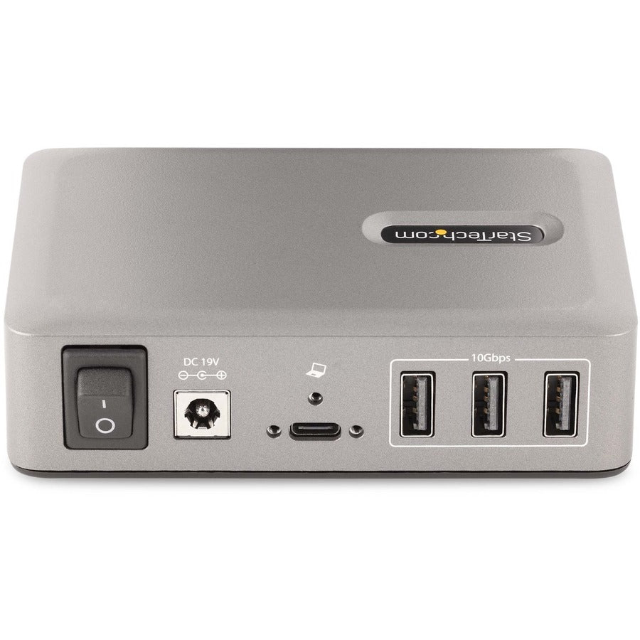 StarTech.com Hub USB-C 10 ports, 8 ports USB-A + 2 ports USB-C, auto-alimenté avec alimentation 65 W, USB 3.1 10 Gbit/s, pour ordinateur de bureau/portable, avec chargeur