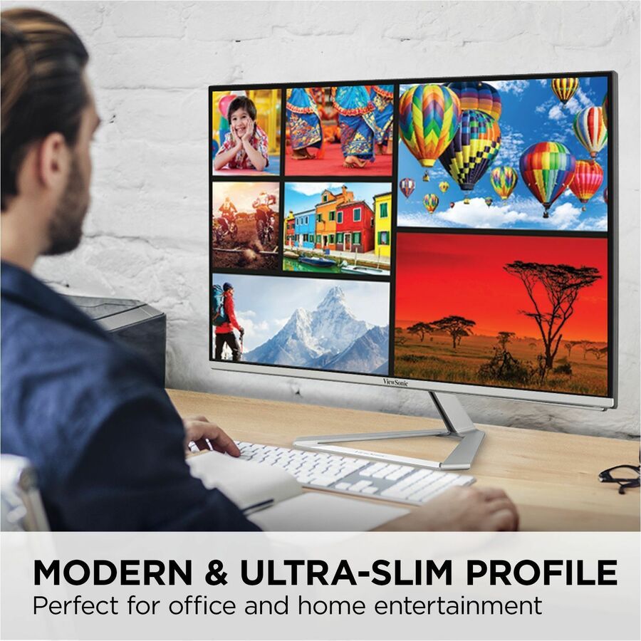 ViewSonic VX2776-4K-MHDU 27" Class 4K UHD LCD Monitor - 16:9 - Silver