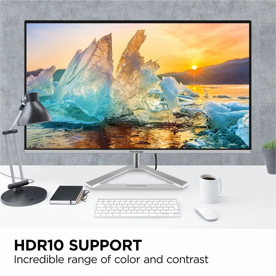 ViewSonic VX2776-4K-MHDU 27" Class 4K UHD LCD Monitor - 16:9 - Silver