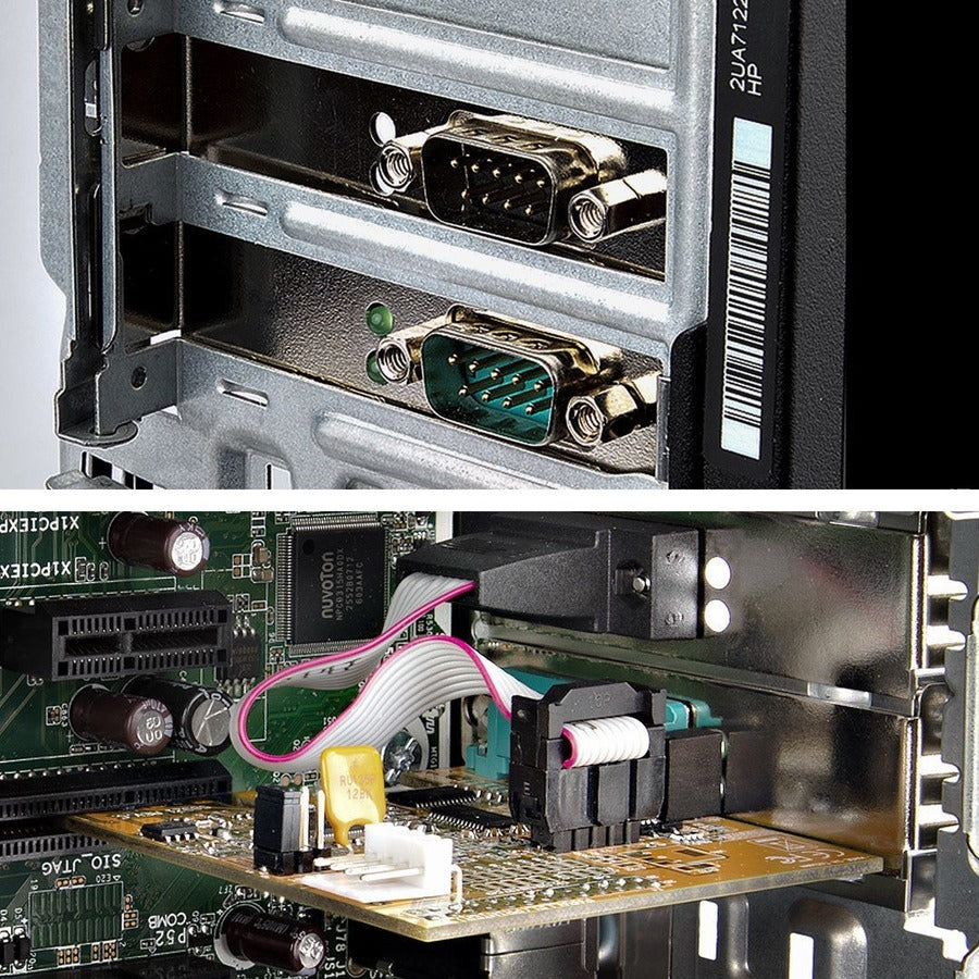 StarTech.com 2-Port PCI Express Serial Card, Dual Port PCIe to RS232 (DB9) Serial Card, 16C1050 UART, COM Retention, Windows & Linux
