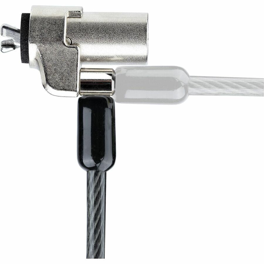 StarTech.com Laptop Cable Lock 6Ft Compatible w/ Noble Wedge®, Anti-Theft Keyed Lock, Security Cable Lock, Steel Cable Lock For Laptop