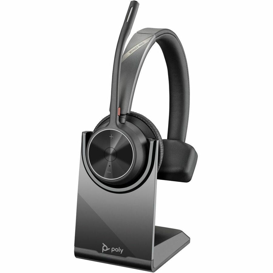 Poly Voyager 4310 UC Monaural Headset + BT700 USB-A Adapter + Charging Stand