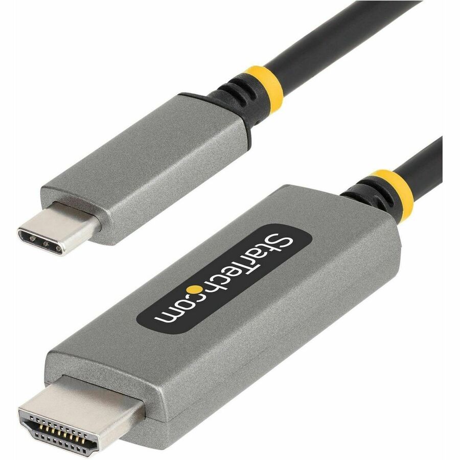 StarTech.com 3ft (1m) USB-C to HDMI Adapter Cable, 8K 60Hz, 4K 144Hz, HDR10, USB Type-C to HDMI 2.1 Converter, USB-C/USB4/TB3/4 Compatible