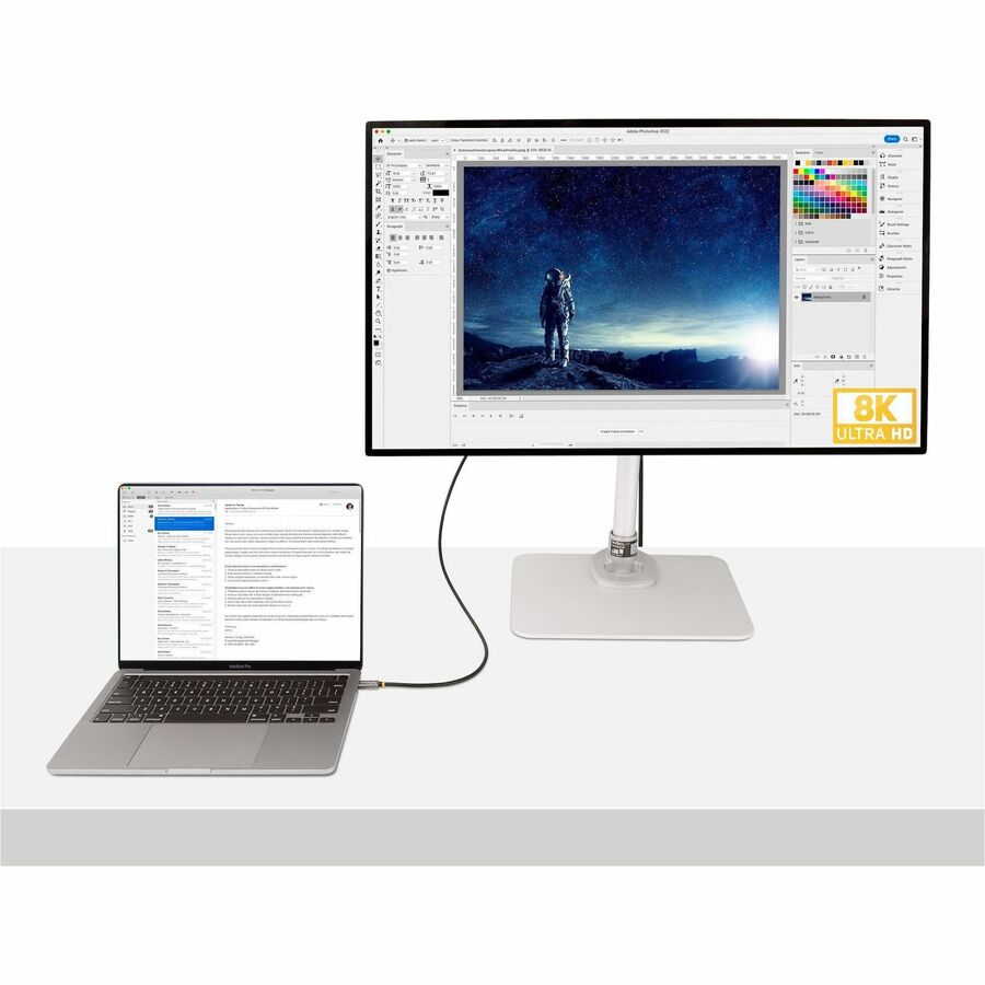 Câble USB 4 StarTech.com de 1 m, certifié USB-IF, USB-C, 40 Gbit/s, 100 W, 8K 60 Hz, compatible Thunderbolt 4/3/USB 3.2, USB Type-C