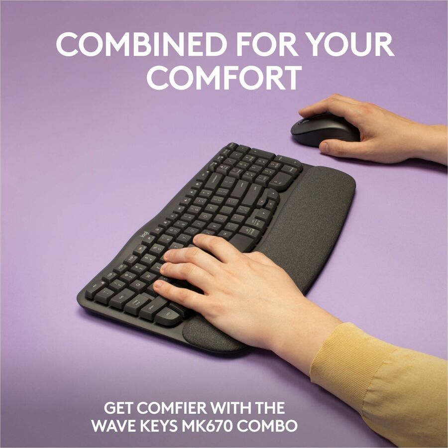 Logitech Wave Keys MK670 Keyboard & Mouse