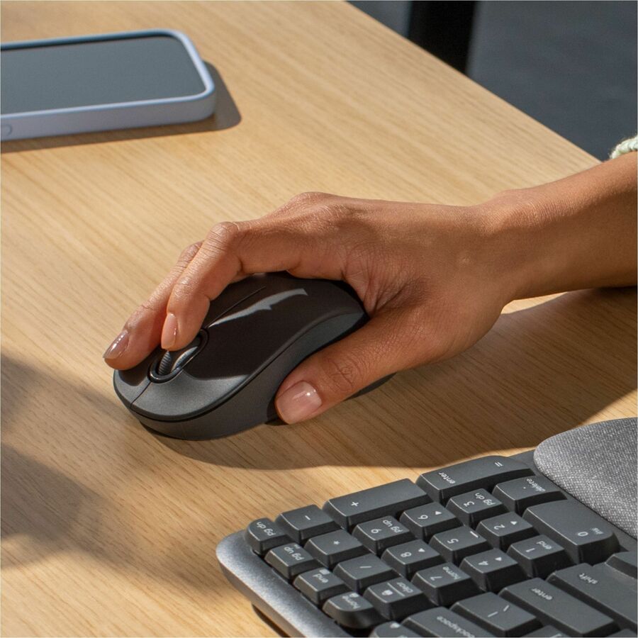 Logitech Wave Keys MK670 Keyboard & Mouse, Graphite